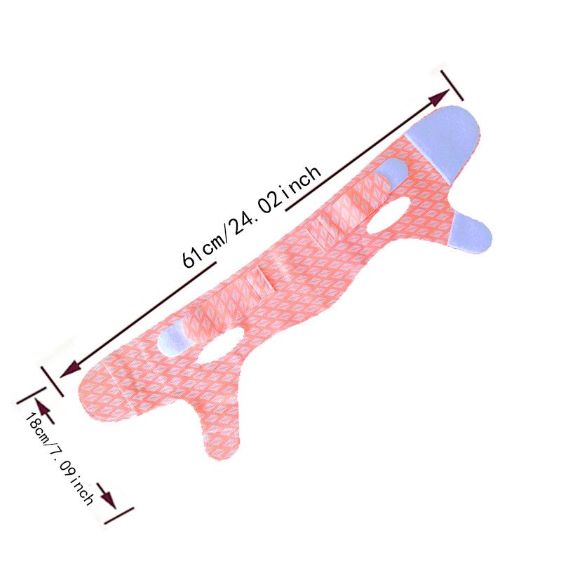 

Бандаж для похудения подбородка, щек, V-образный формирователь, лифтинг-маска для лица, лифтинг для лица, ремешок против морщин, маска для сна, красота, здоровье оранжевый