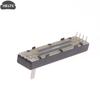 73mm Straight Slide Potentiometer B10KX2 15mm Shaft Dual Channel High Precision For Audio Mixer Amplifier DIY Audio Equipment