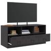 Vidaxl Szafka Pod Telewizor, Czarna, 99X39X44 Cm, Stalowa