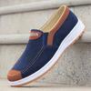 Herrenschuhe Canvas Schuhe für Herren Atmungsaktiv Bequem Slipper Walking Sneaker Klassische Herren Slipper