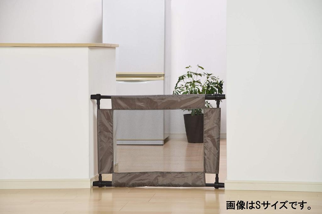 GREEN LIFE Crumy Baby L suitable for 6 months to 24 height 60 easy for adults to step L width 130 to 185 Fence, size, months, cm, over, CBF-L-AZ,