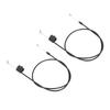 2pcs Engine Brake Zone Control Cable 176556 Replacement for Various Sears Craftsman Mowers