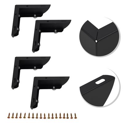 4PCS Simple L-Shaped 2-In-1 Furniture Leg Bedside Table Support Leg For Sofas Beds Tables Hardware Furniture Accessories