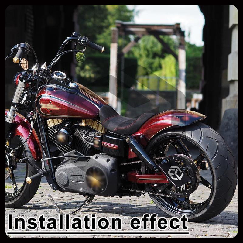 For Harley-Davidson Street Bob FXDB (2006-2017) / Fat Bob FXDF (2008-2016) Motorcycle LED Swingarm License Plate Holder