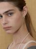 Love Me Monster Shining Gem & Ball Stick Earrings (L253Mer050)
