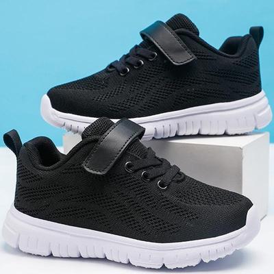 Baskets décontractées respirantes pour enfants Baskets Velcro pour filles