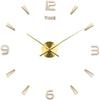 Large European & American 3D Acrylic Wall Clock for Living & Dining Room Home Decor - DIY Wall Sticker Clock