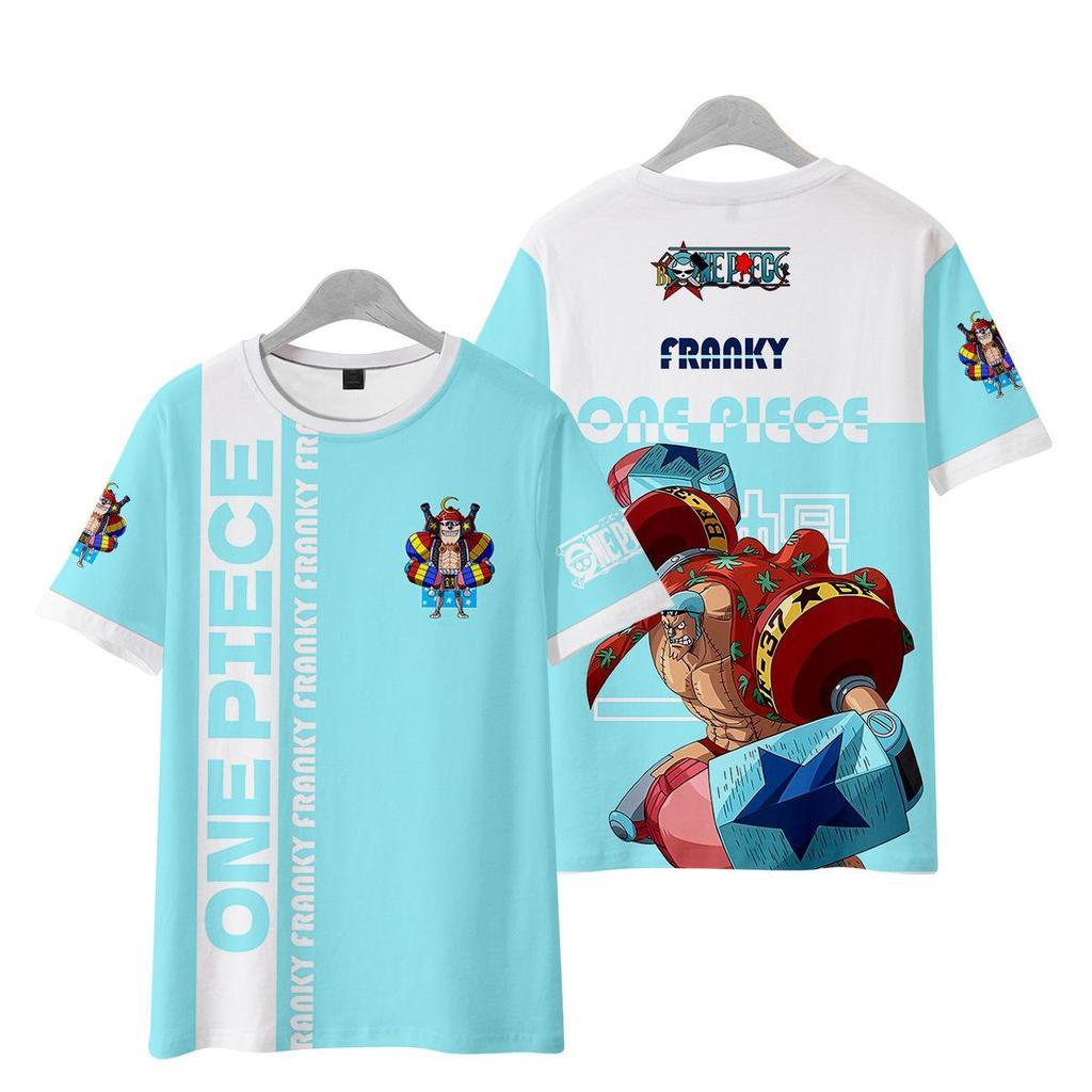 11 barev ONE PIECE Anime Dámské Pánské Trička Kreslený Potisk O-Výstřih Oversized Krátký Rukáv Módní Pánské Oblečení Streetwear