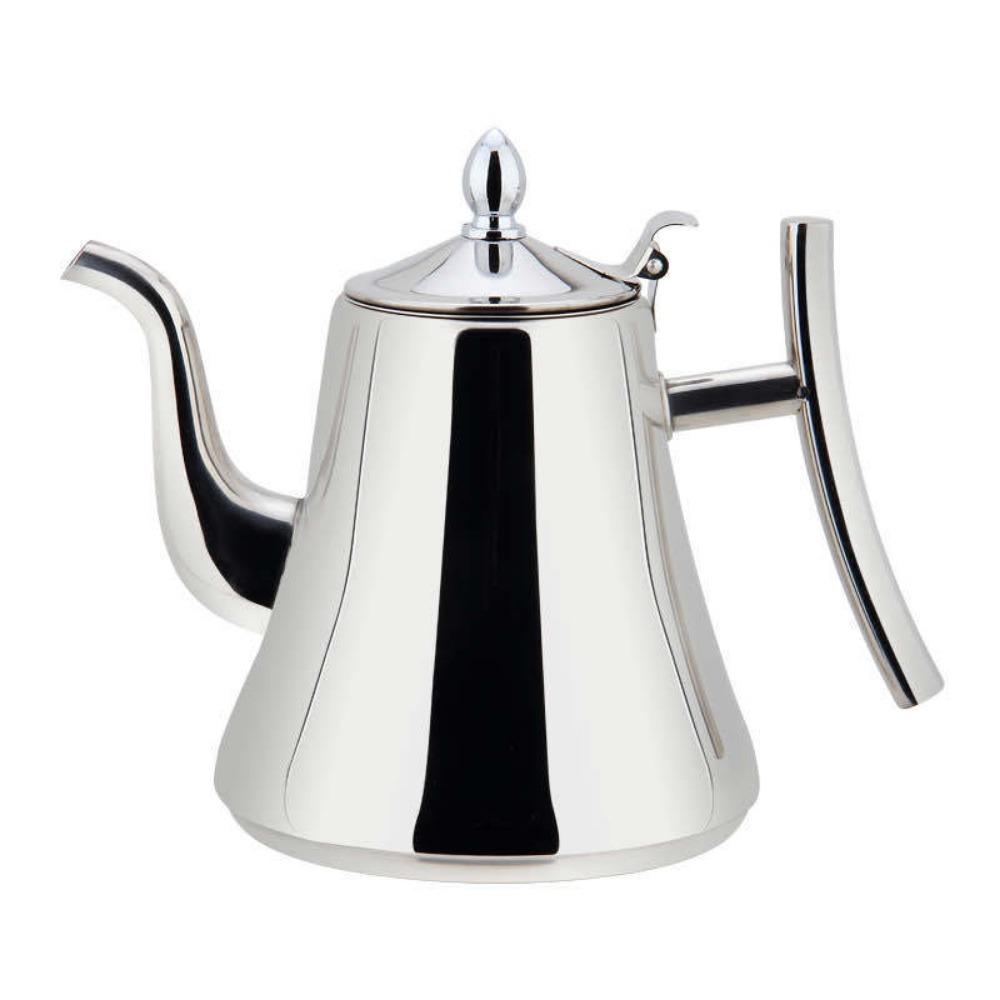 with Lid Tea Pot With Filter Removable Water Kettle With Strainer Stovetop Safe