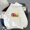 Cars Lightning McQueen Hoodies Women Vintage Jasmine Kawaii Hooded Pullover Clothes Cartoons Sweatshirt Harajuku Aesthetic Tops