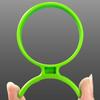 Portable Magnetic Badminton Bracket Badminton Ball Fixed Holder Sports Equipment for Competition and Training Enduring