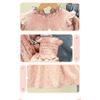 2pcs/set Baby Girls Cotton Cute Long  Sleeved  Sets Floral Shirt + Denim Flared Pants Suit Pullover