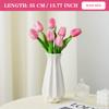 3PCS Artificial Tulip Bouquet Real Touch Long Stem Flowers for Wedding Garden Decor Home Vase Centerpiece Mother's Day Gift