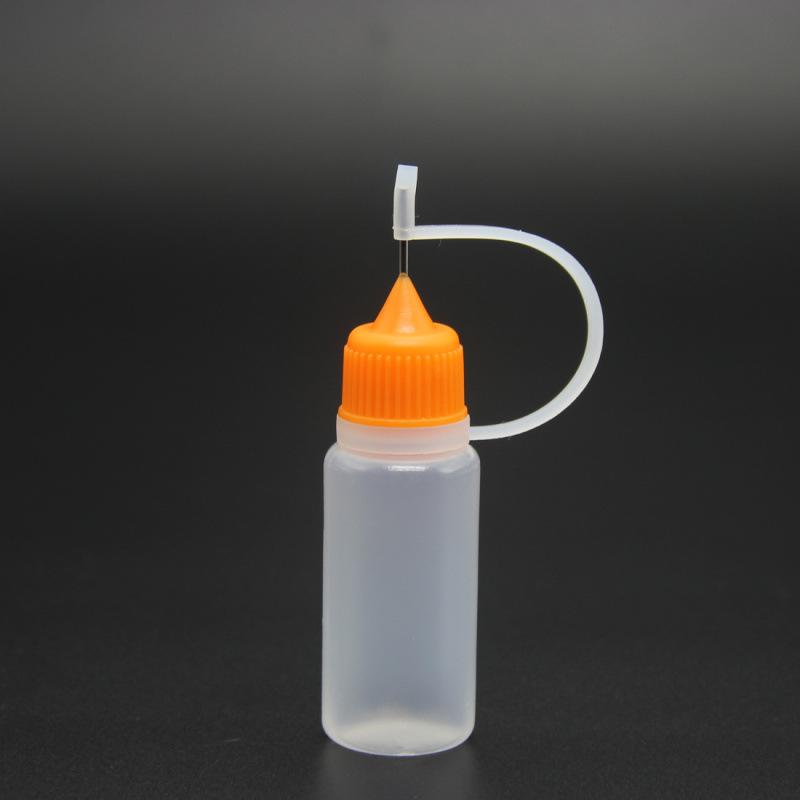 New 1/3/5pcs 10ml Plastic Squeezable Needle Bottles Eye Liquid Dropper Sample Drop Can Be Glue Applicator Refillable Bottle