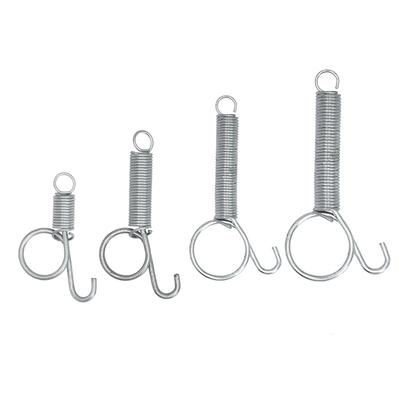 4/8Pcs Multipurpose Spring Animal Cage Latches Lock Spring Rabbit Cage Door Tension Spring With Hook For Fixing All Pet Cages