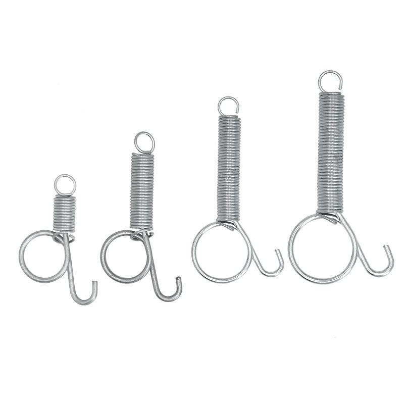 4/8Pcs Multipurpose Spring Animal Cage Latches Lock Spring Rabbit Cage Door Tension Spring With Hook For Fixing All Pet Cages