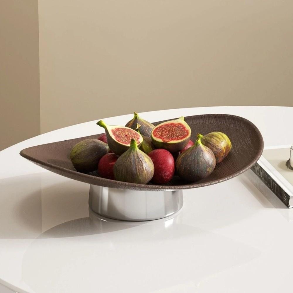 Multi-purpose Jewelry Aromatherapy Storage Plate Desktop Fruit Bowl New Oval Tray Home