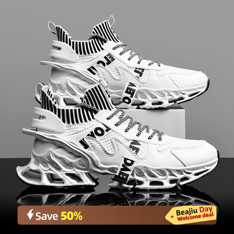 

Кроссовки для бега Marathon Carbon Plate Air Cushion для мужчин, дышащие, легкие, женские, удобные, спортивные, нескользящие 47 белый