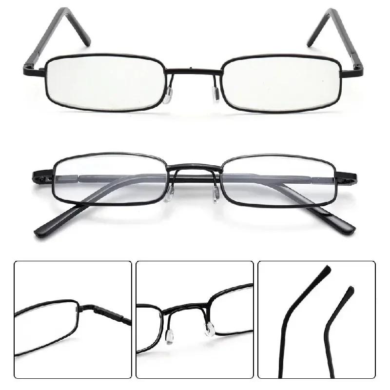 Men Pen Holder Reading Glasses Ultra Light Portable Presbyopic Eyewear Spring Frame High-definition Anti Blue Light Eyewear