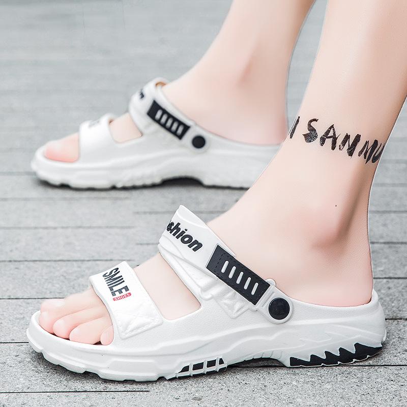 2025 new men's slippers outer wear summer non-slip thick-bottomed casual youth outdoor beach cool slippers