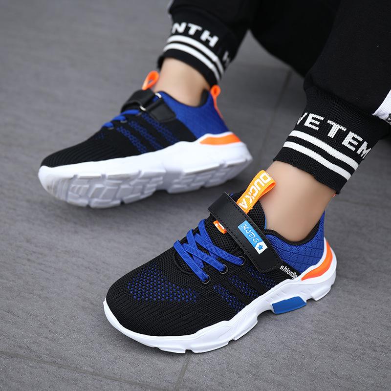 Cross-border children's shoes children 6-12 years old 2024 spring and autumn breathable mesh sneakers fashionable and versatile student running shoes