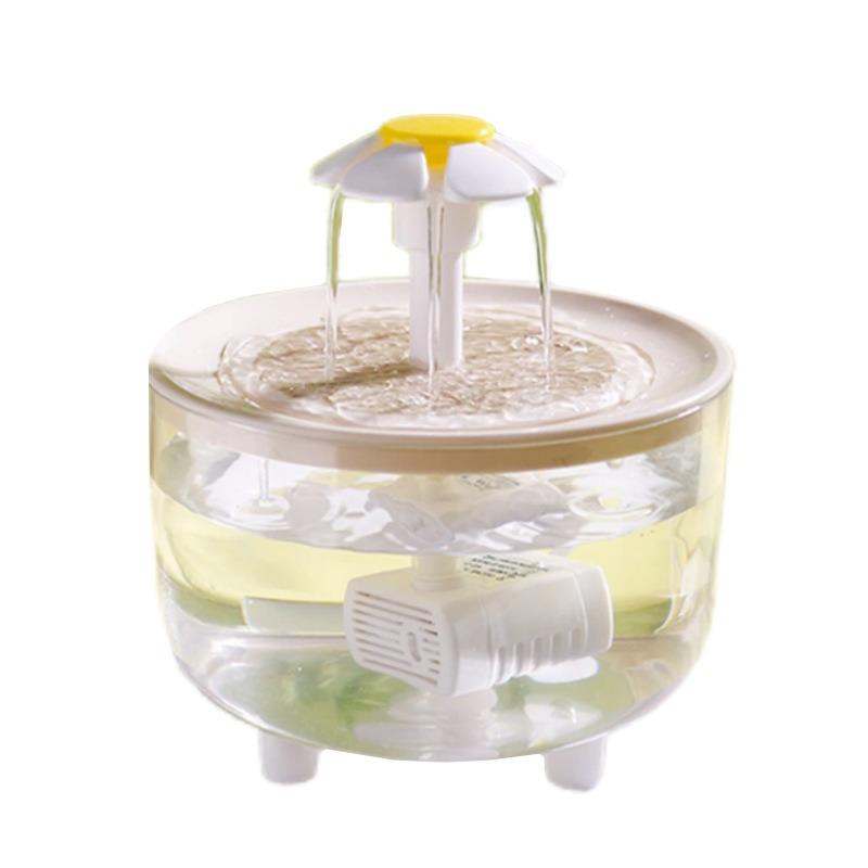 Electric Mute 1L Pet Water Fountain Automatic Cat Drink Bowl Filter Pet Drinking Dispenser Drinker For Cats Water Filter