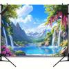 2D Anime Mountain Lake Background for Home Decor and Photoshoot