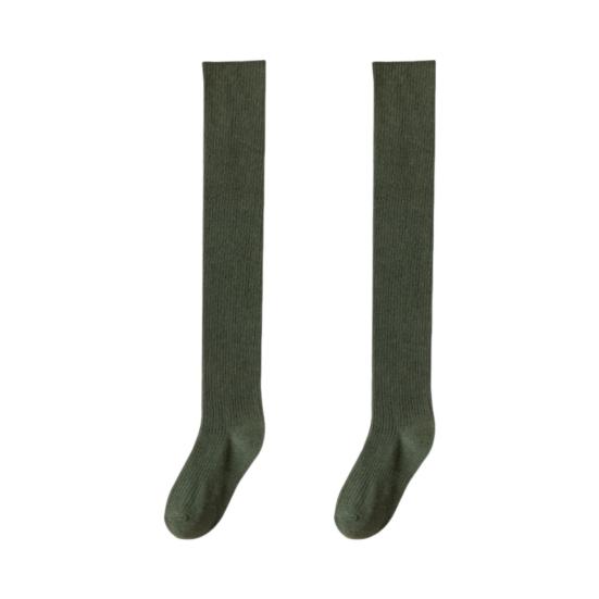Women Thigh High Socks Extra Long Over The Knee Socks Thick Cotton Knit Boot Stockings Winter Leg Warmers