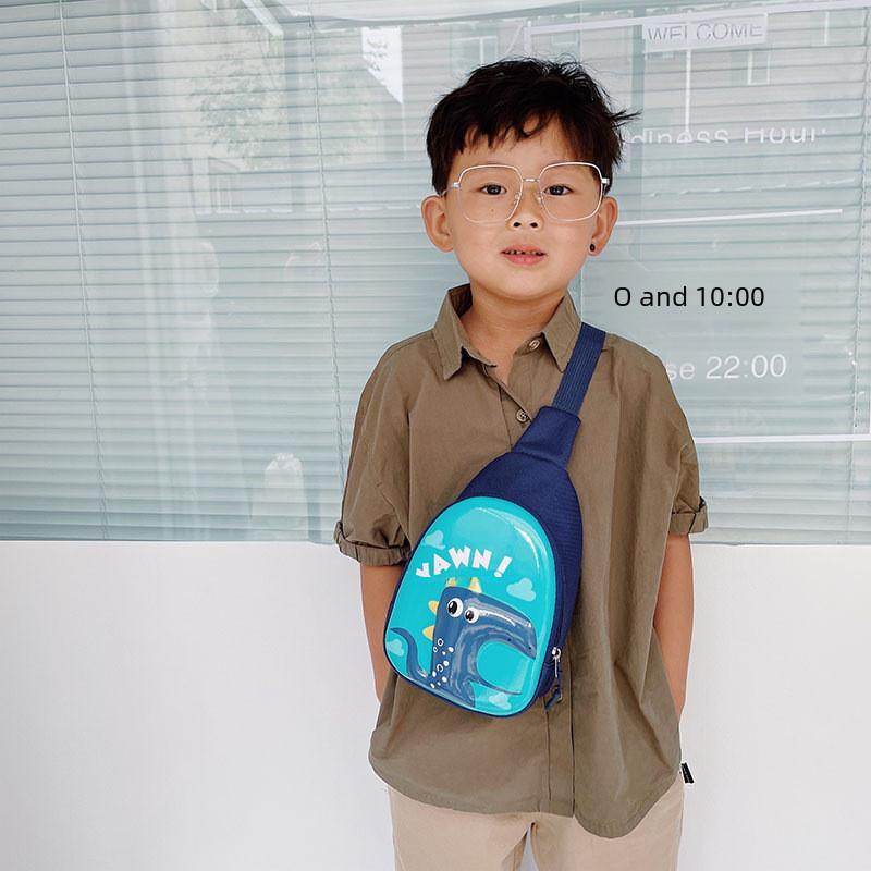 Adorable 2023 Kids Backpack Chest Bag Trendy Cartoon Design Eva Material For Daily Use