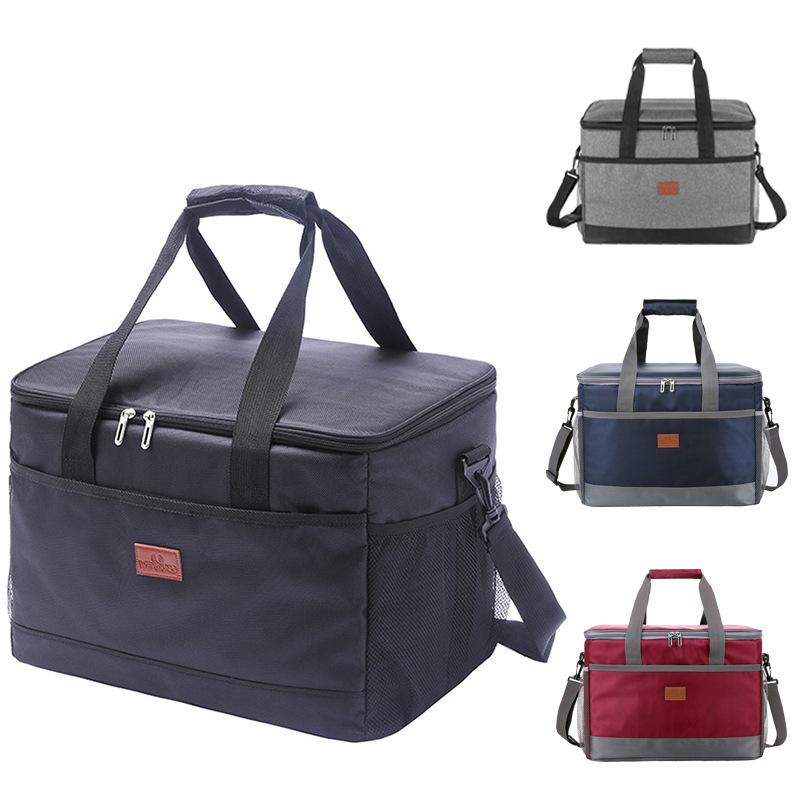 33L Waterproof Oxford Picnic Insulated Bag - Large, Thickened for Outdoor Use