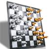 Hochwertiges mittelalterliches Spielset mit Schachbrett, 32 Schachfiguren mit Schachbrett, Gold/Silber, Schachspiel WPC