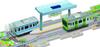 Masudaya Corporation Panel World S-Bahn Haltestelle E235 Yamanote Keihin Tohoku Linie Set Fährt! & Los! Linie/E233