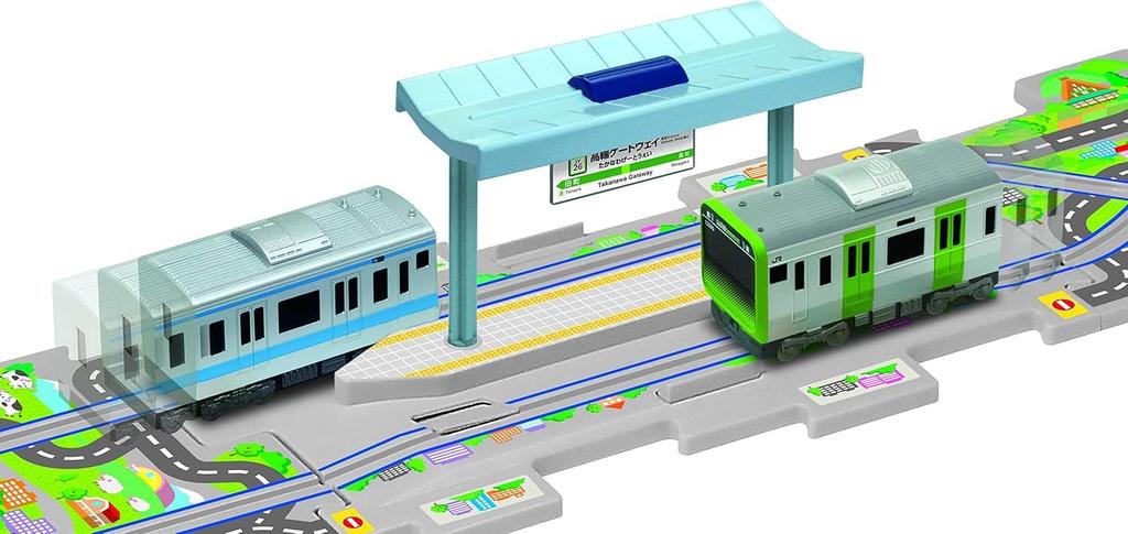 Masudaya Corporation Panel World S-Bahn Haltestelle E235 Yamanote Keihin Tohoku Linie Set Fährt! & Los! Linie/E233