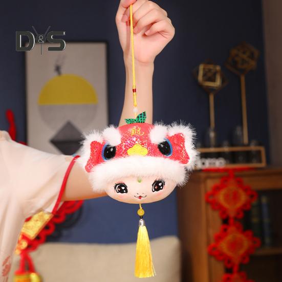 Schlangen-Plüsch-Anhänger „Jahr der Schlange“, Cartoon-Schlangen-Tasche, Schlüsselanhänger, Sternzeichen-Maskottchen-Puppe für das chinesische Neujahr