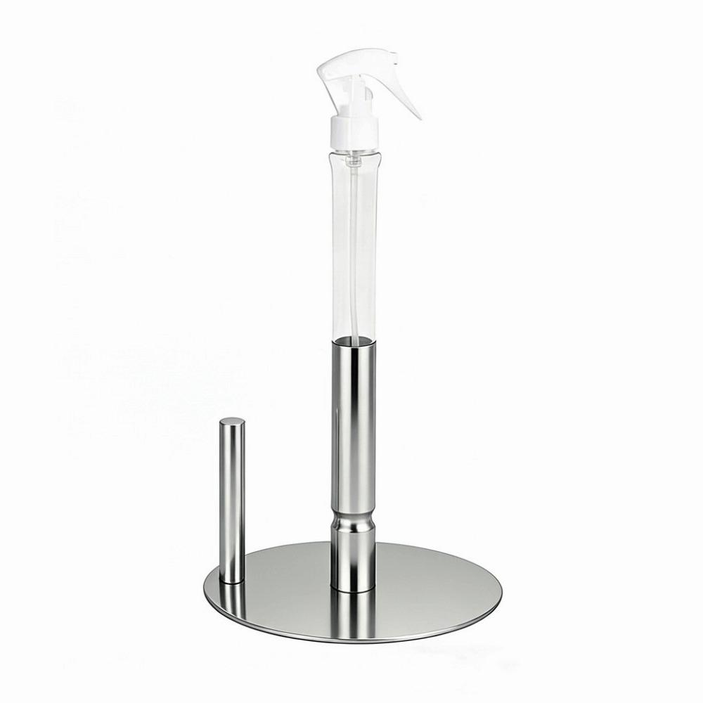 Countertop Design Standing Spray Paper Towel Holder Large Capacity Paper Towel Stand Holder  Hotel серебряный