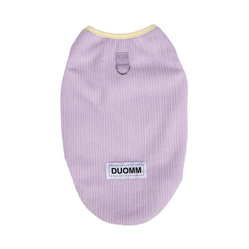 Cat puppy dog clothes autumn and winter Korean version thickened vest teddy than bear small and medium dog pet pajamas