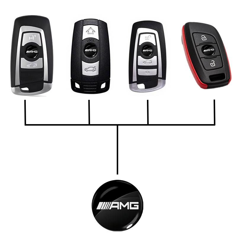 XDFMN1 Hot 2026 New For Benz Special Long Stickers for Car Remote Control Keys For Mercedes Benz GLE63 CLS63 GLC63 W204 W205 C63 W212 W