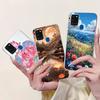 For Samsung A21s Case Cover Clear Fashion Luxury Cute Painted Back Cover For Samsung Galaxy A21s Phone Case A217F A217M A217N