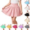 Girls High Waist Tennis Skirt Athletic Skirt Lightweight Stretchy Yoga Skirt Pleated Sports Skirt for Kids Activewear