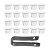 Akozon 20pcs Hub Caps Wheel Nut Rim Cover Tire Screw Cap Decoration Peugeot 307308 408 206 207