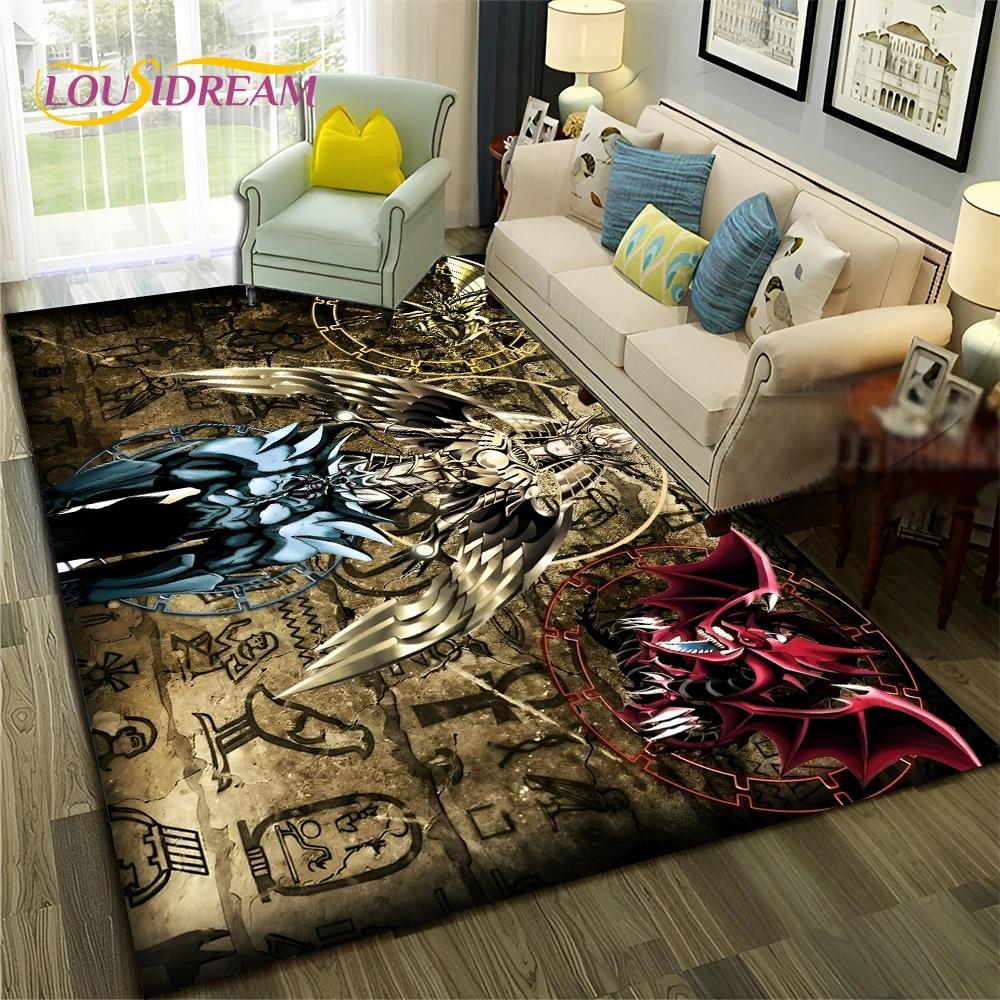 Cartoon Anime MONSTER CARD Carpet Rug for Home Living Room Bedroom Sofa Doormat Decor,kids Area Rug Non-slip Floor Mat