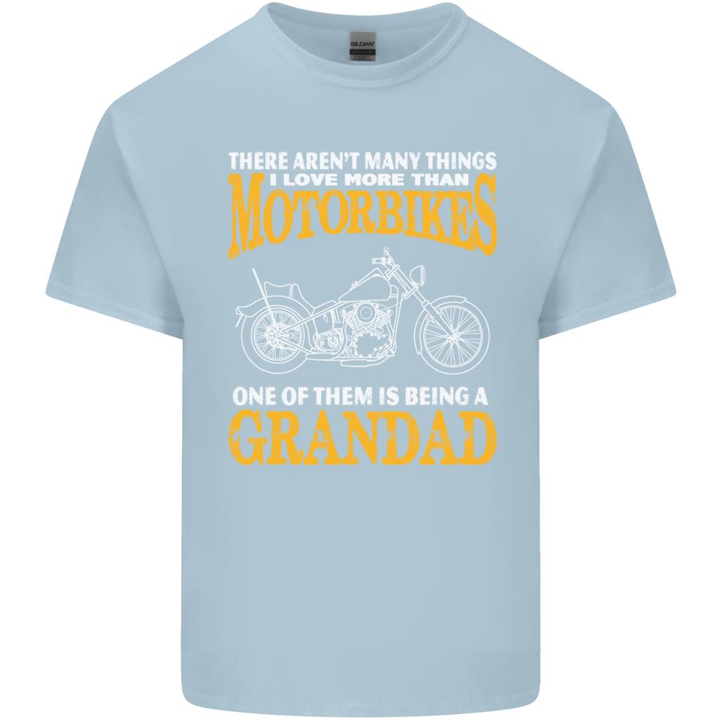 Being a Grandad Biker Motorcycle Motorbike Unisexs Light Cotton TShirt