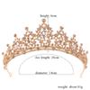 Wedding Crown Tiaras Rhinestone Diadem Girls Birthday Noiva Headpiece Coronitas For 15 Years Bridal Hair Accessories Jewelry