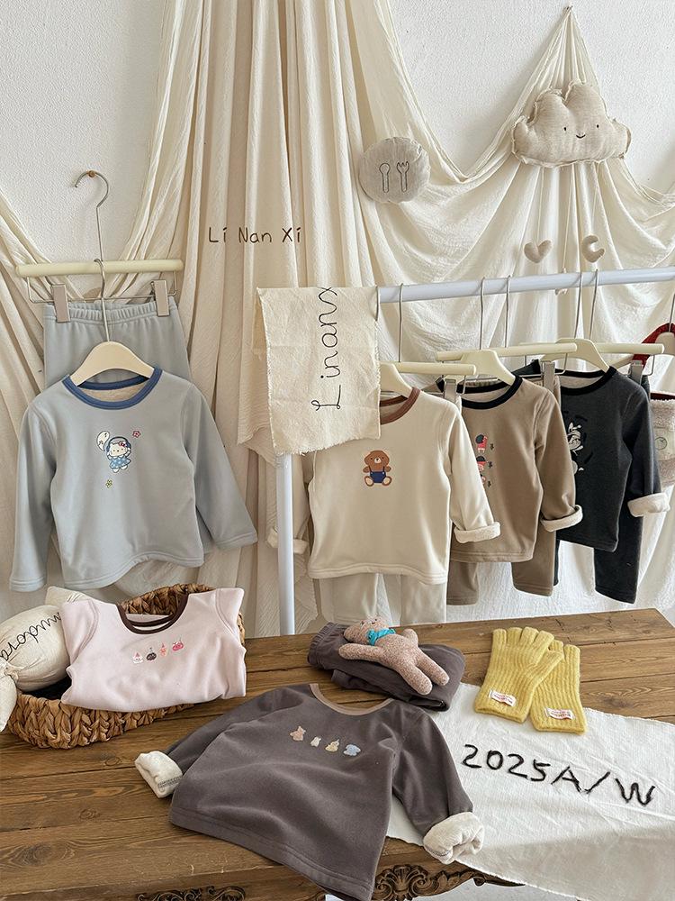 Children's Autumn/Winter Pajama Set 2025 - Warm, Comfortable Thermal Underwear for Small/Medium Kids