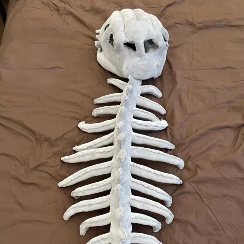 

80/118Cm Dinosaur Skeleton Costume Set Dress Up Clothing Plush Toys Party Cosplay Toys Kids Adults Dress-Up Creative Funny Gifts (As shown-33424)-