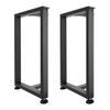 Table Legs, 740 X 450 Mm (H X W) Square T Shape Steel Furniture Legs, Modular Design, Easy Assembly, 1000 Kg Max Load Heavy Duty, for Home Office