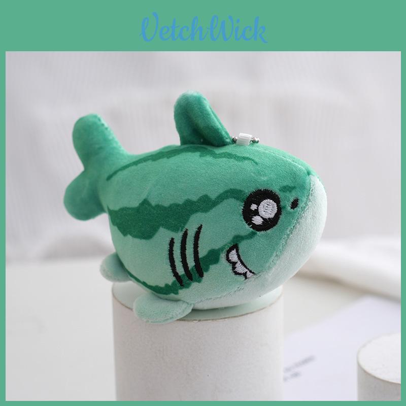Cute Shark Plush Toy Pendant Keychain Creative Bag Decoration