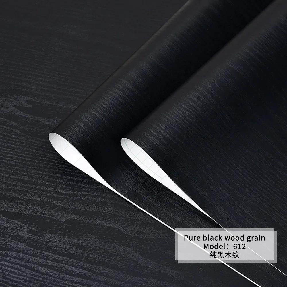 Waterproof Wood Grain Wallpaper Tables Wardrobes Cabinets Furniture Renovation decoration Self Adhesive Wallpaper