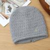 Knitted Thermal Hat Autumn and Winter Rabbit Fur Blended Women's Pullover Stacking Hat