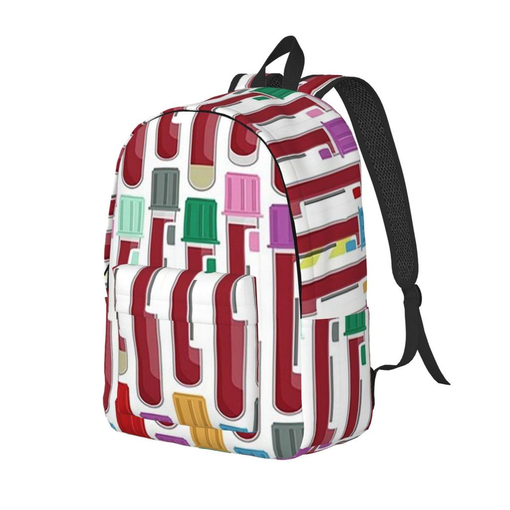 Phlebotomy Blood Tubes Backpack Hot Sale Daypack Large Capacity Children BookBag School Bag Shoulder Bags for Men Women